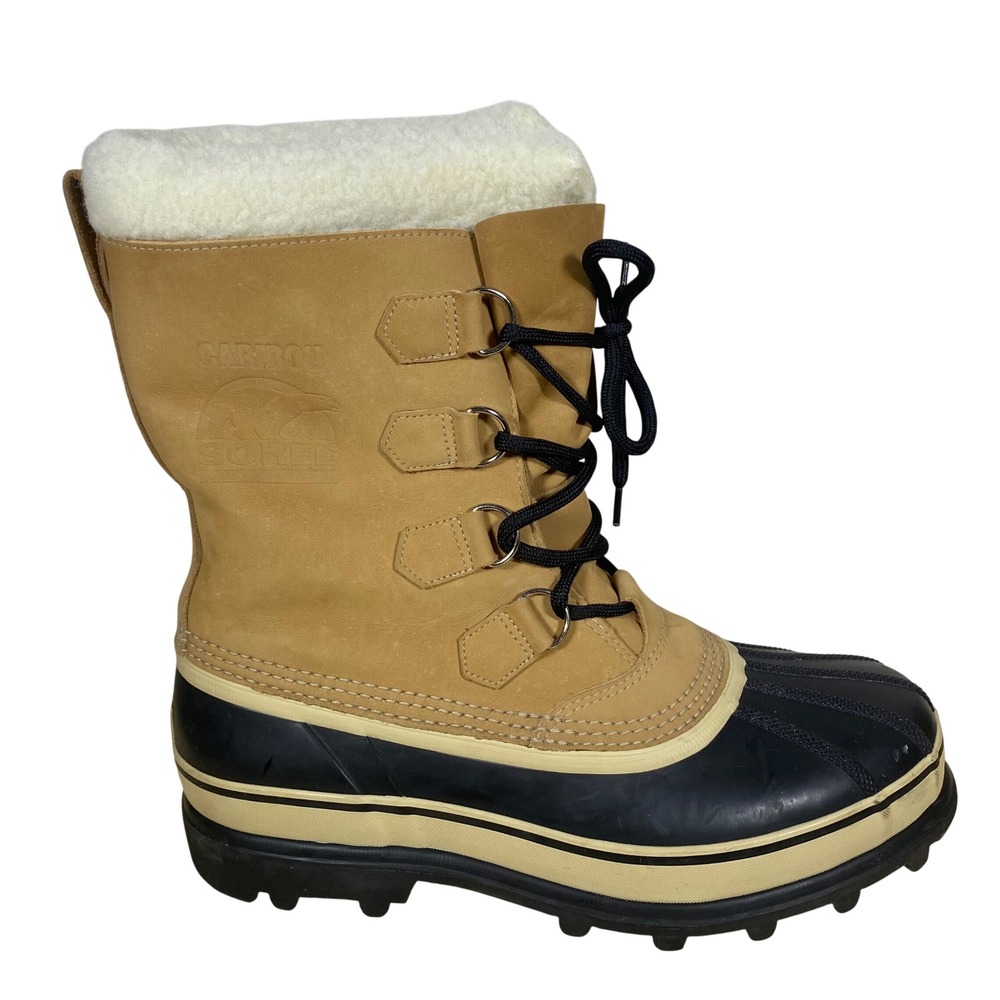 Sorel Caribou II Mens Winter Snow Boots Waterproof Snow Size 10